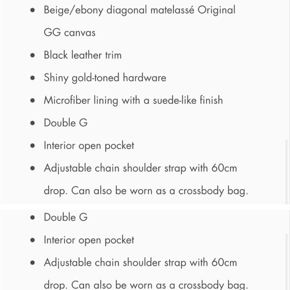 SOLD ! AUTHGucci GG Marmont Canvas bag.W box,Dust bag,tags &cert of authenticity - Picture 8 of 14